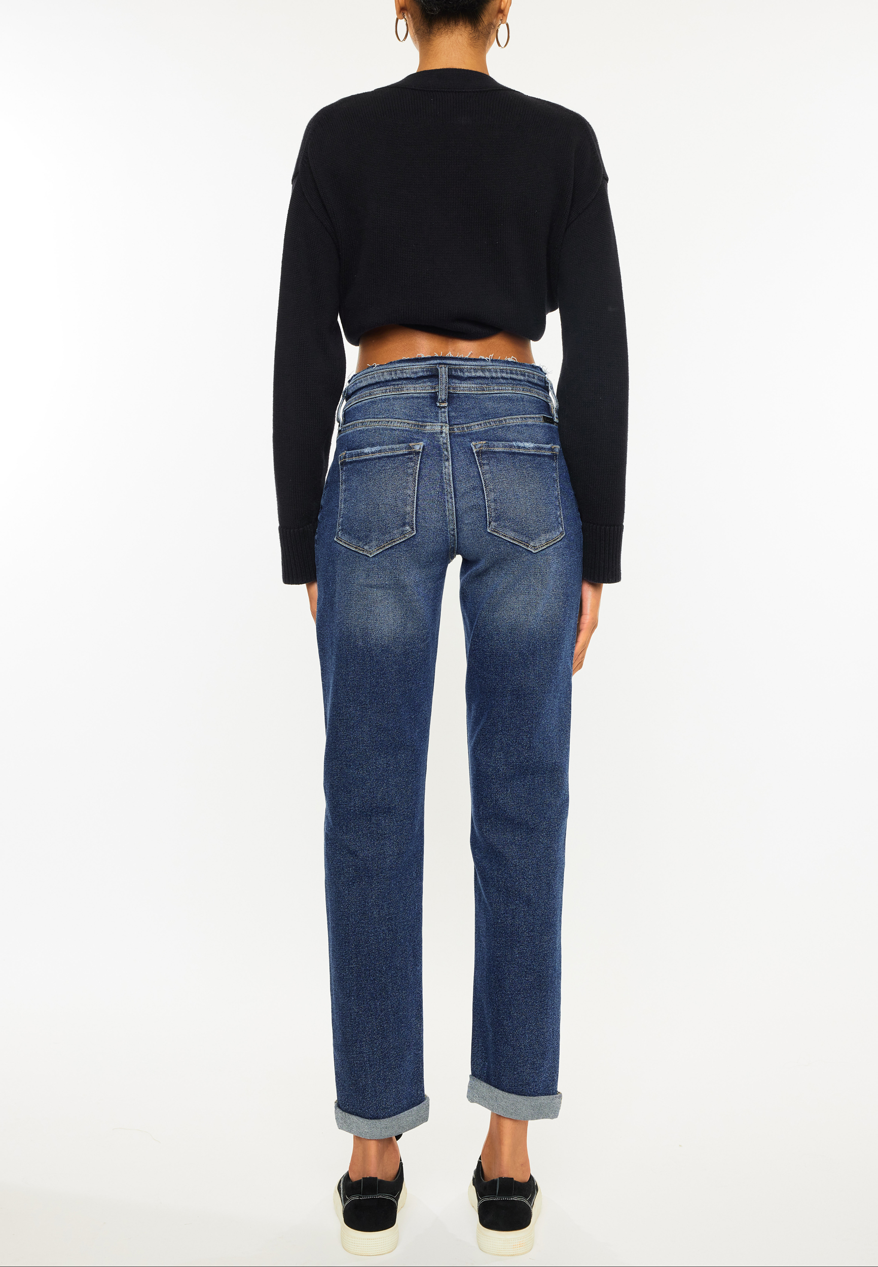 KanCan&trade; Relaxed Boyfriend High Rise Ripped Jean, C258, large