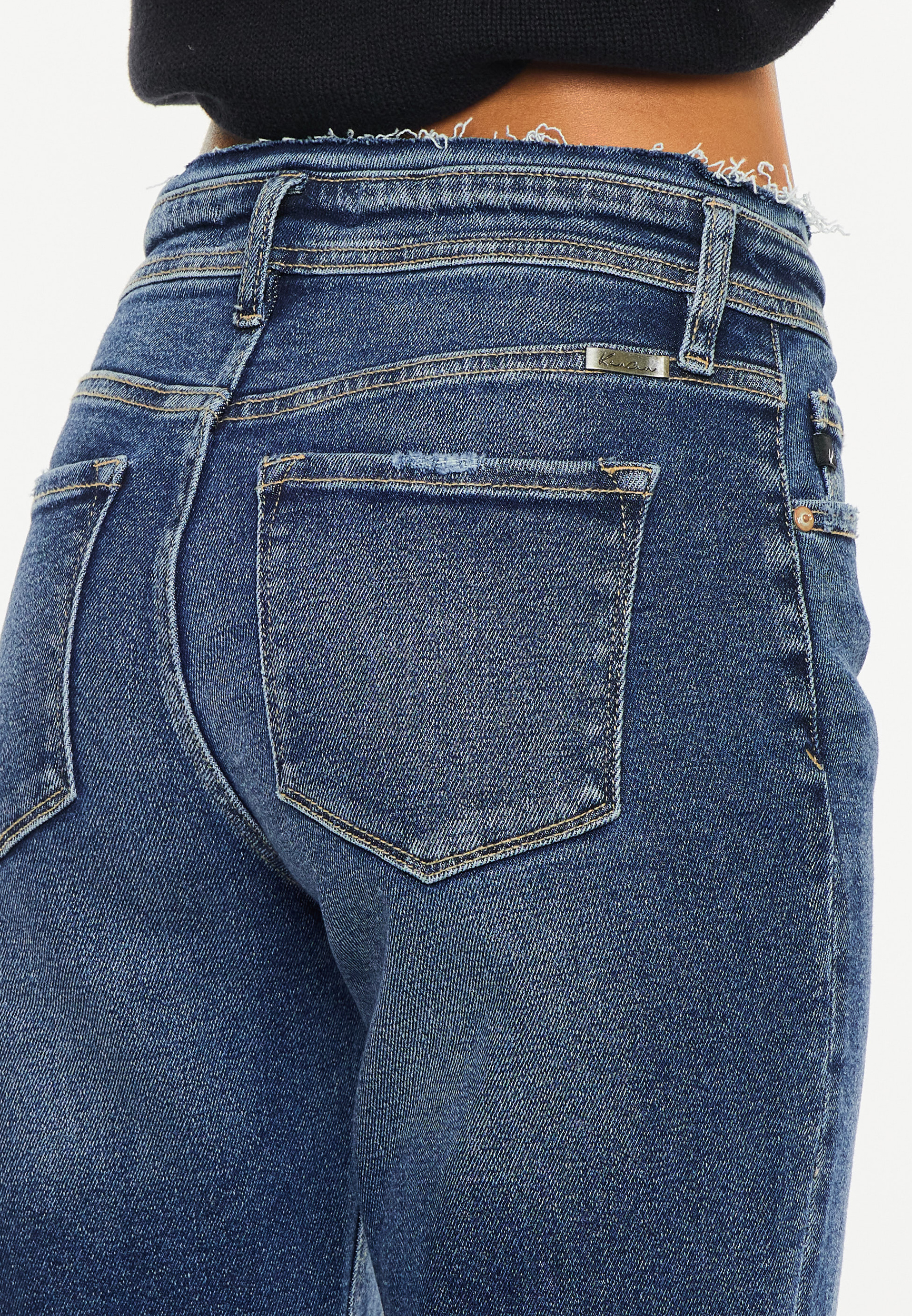 KanCan&trade; Relaxed Boyfriend High Rise Ripped Jean, C258, large