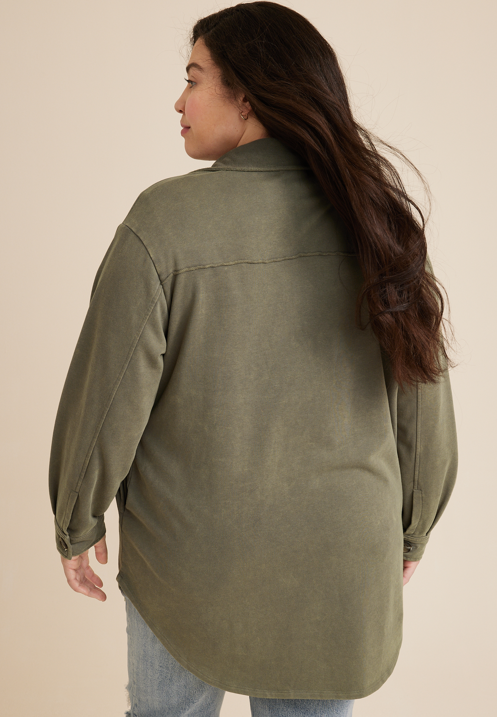 Plus Size North Shore Shacket, C186, large