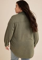 Plus Size North Shore Shacket, C186, small