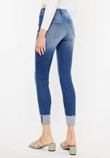 KanCan&trade; Skinny Curvy High Rise Cuffed Hem Jean, C3337, small