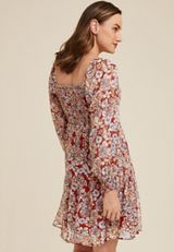 Arbor Floral Smocked Dress, C4343, small