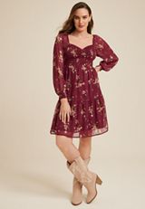Arbor Floral Smocked Dress, C3058, small