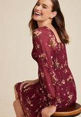 Arbor Floral Smocked Dress, C3058, small