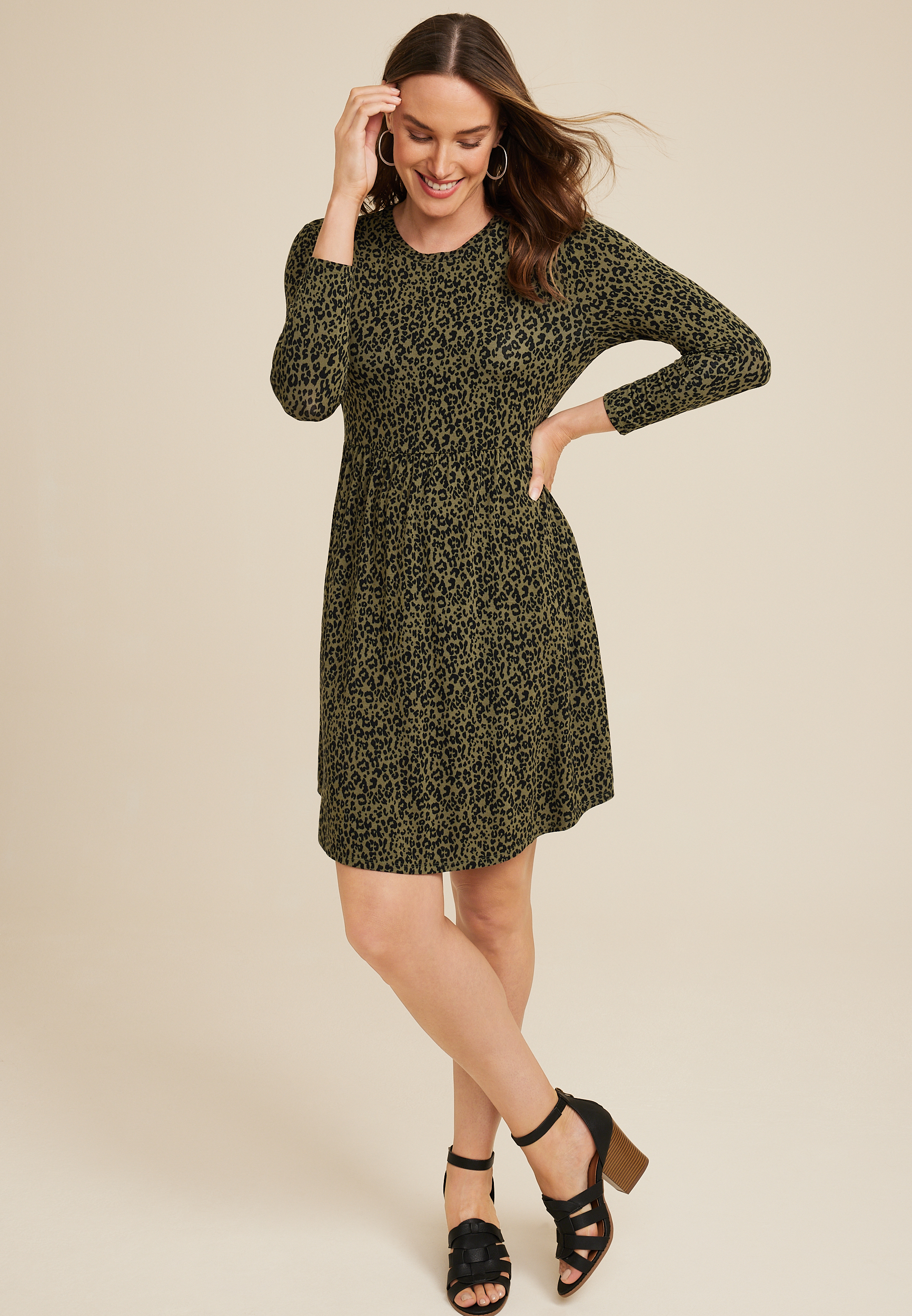 24/7 Empire Waist Mini Dress