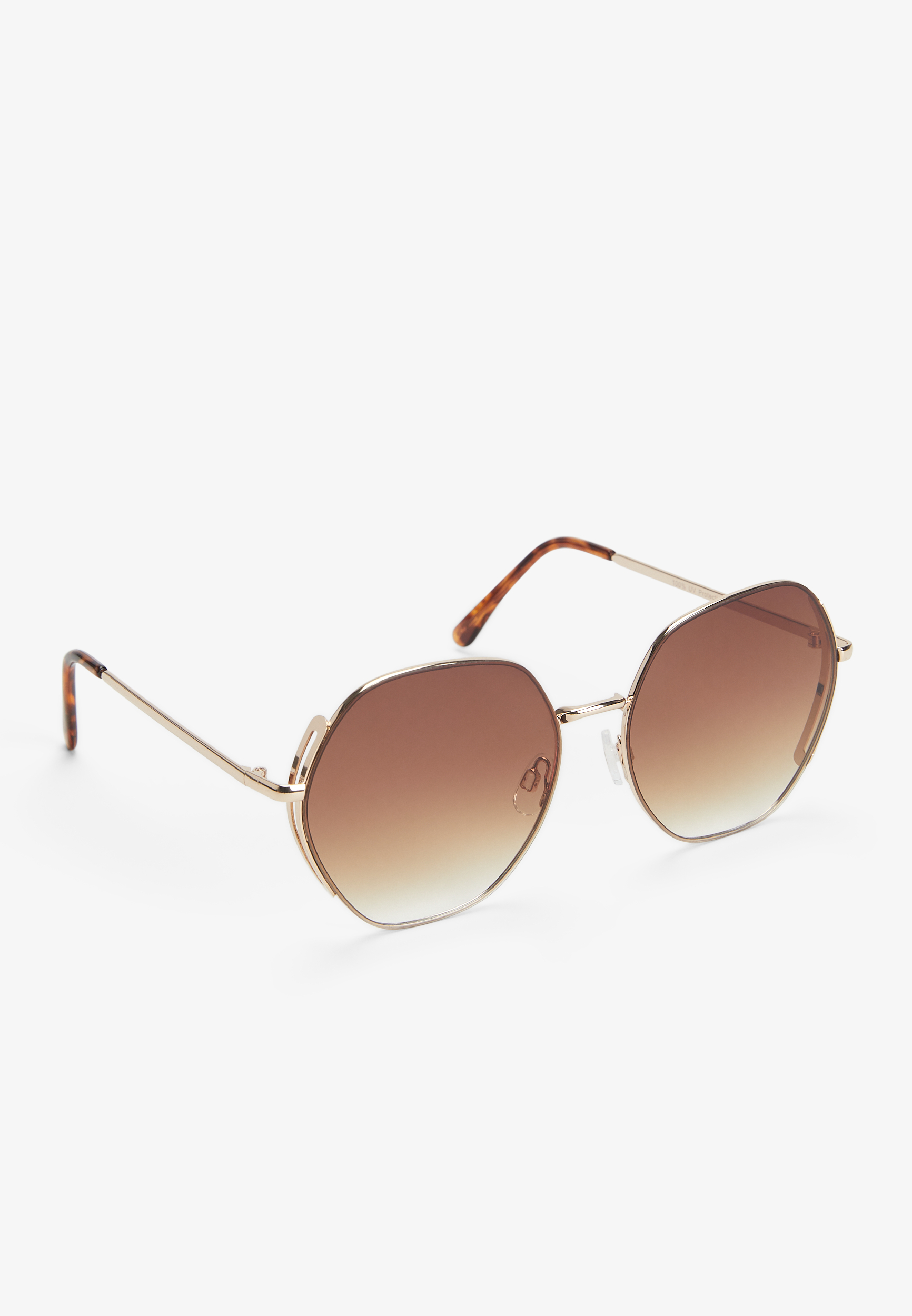 Geo Frame Round Sunglasses | maurices