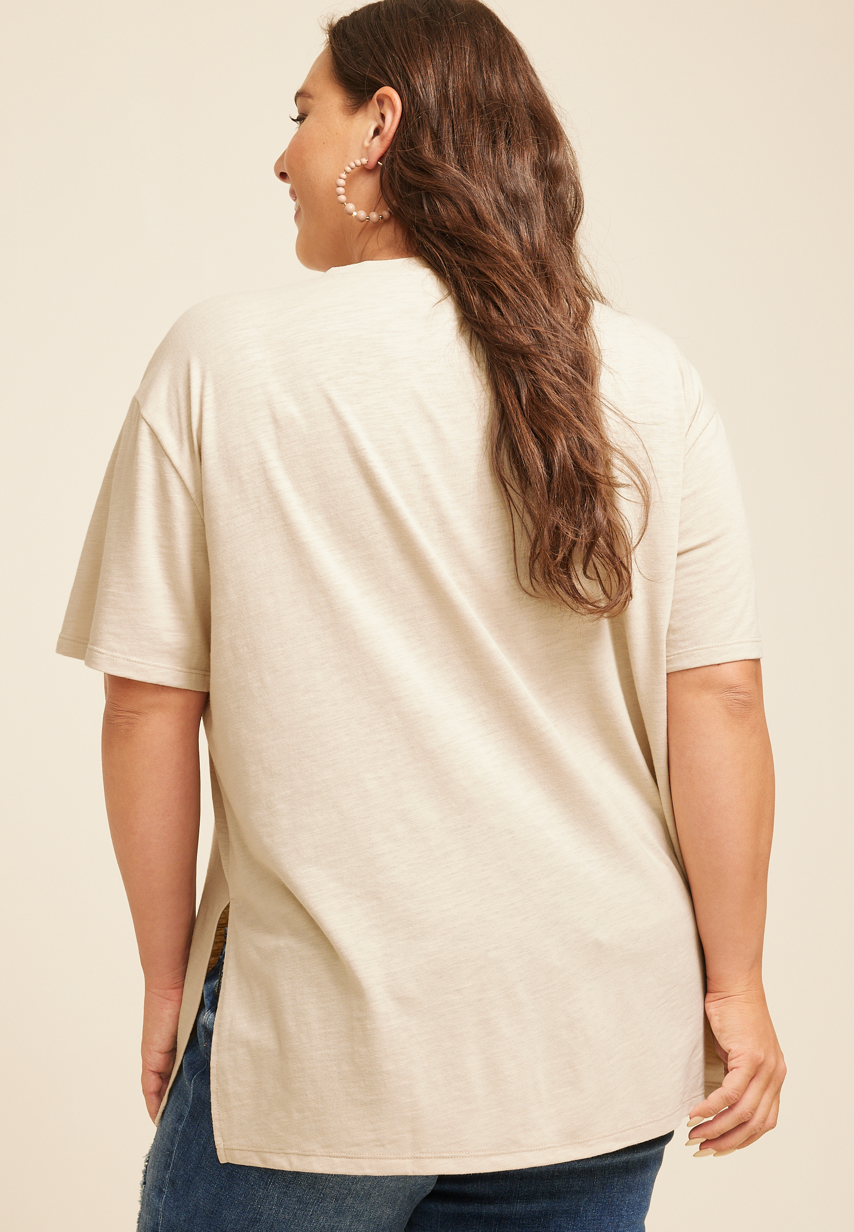 Plus Size Bronco Built Tough Graphic Tee, C211, large
