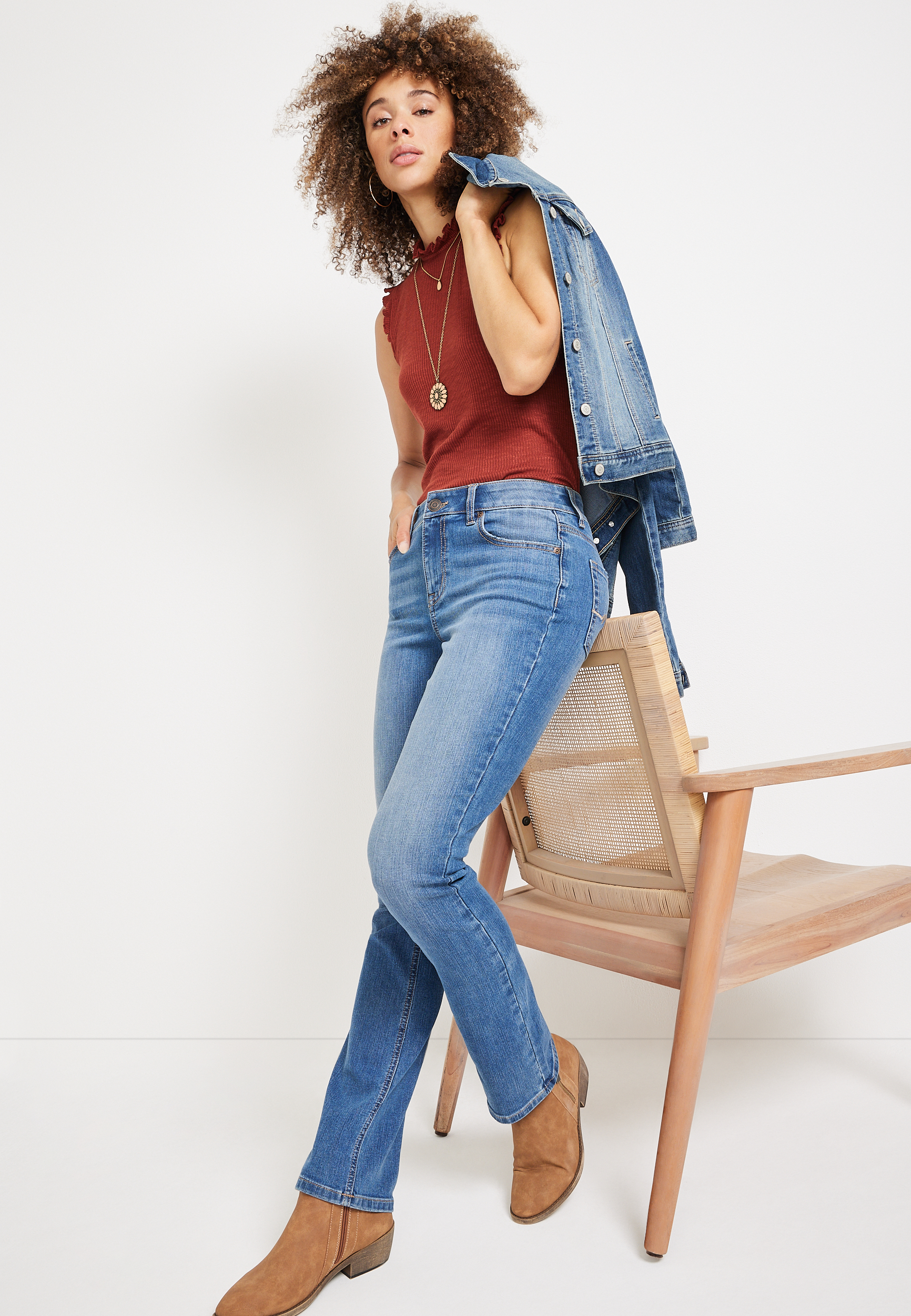 m jeans by maurices™ Classic Slim Boot Mid Rise Jean maurices