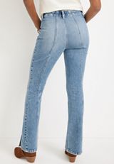 edgely&trade; Flare Front Seam High Rise Jean, MEDIUM SANDBLAST, small