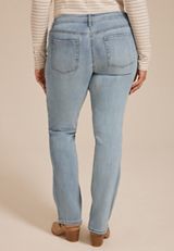 Plus Size m jeans by maurices&trade; Classic Slim Boot Mid Rise Jean, C3337, small