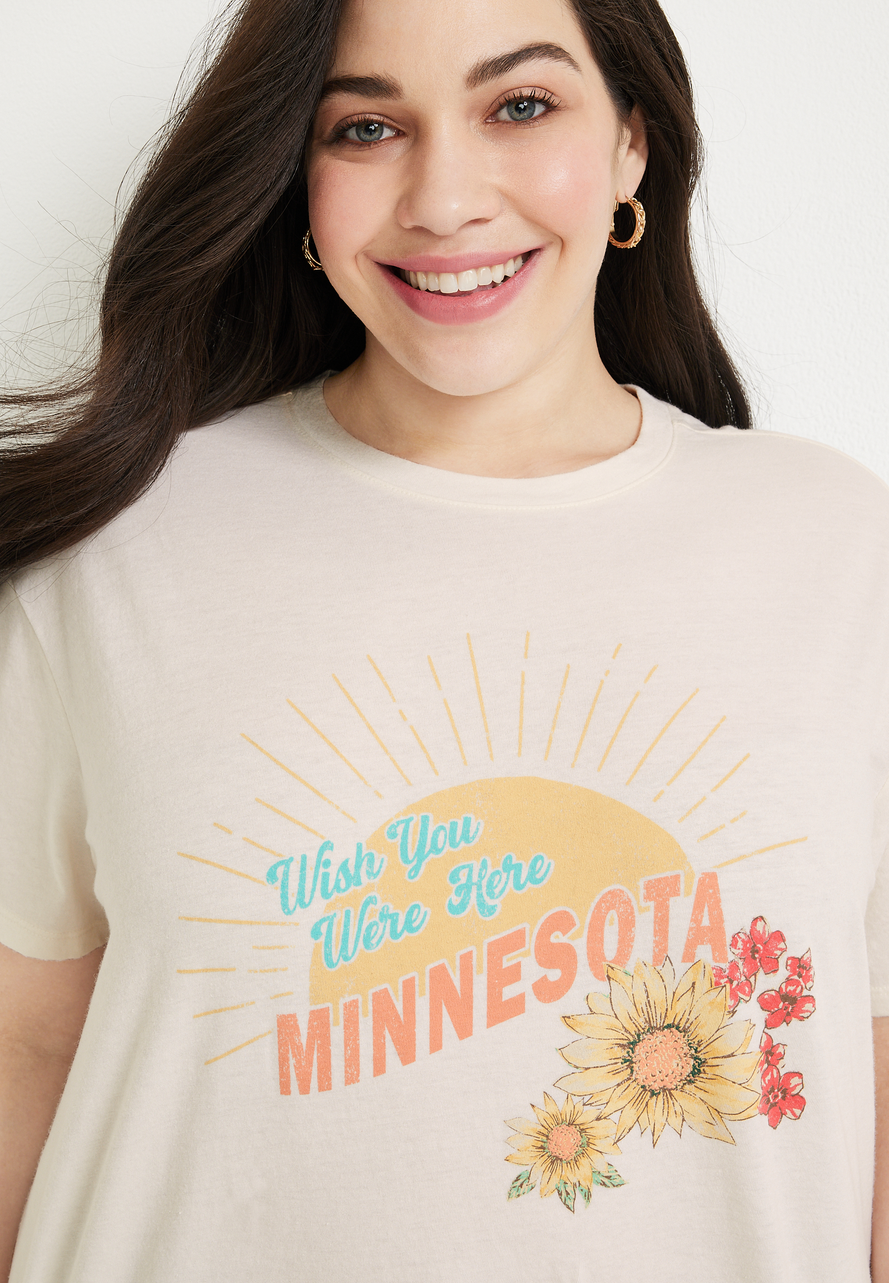 Plus Wish You Were Here State Graphic Tee
