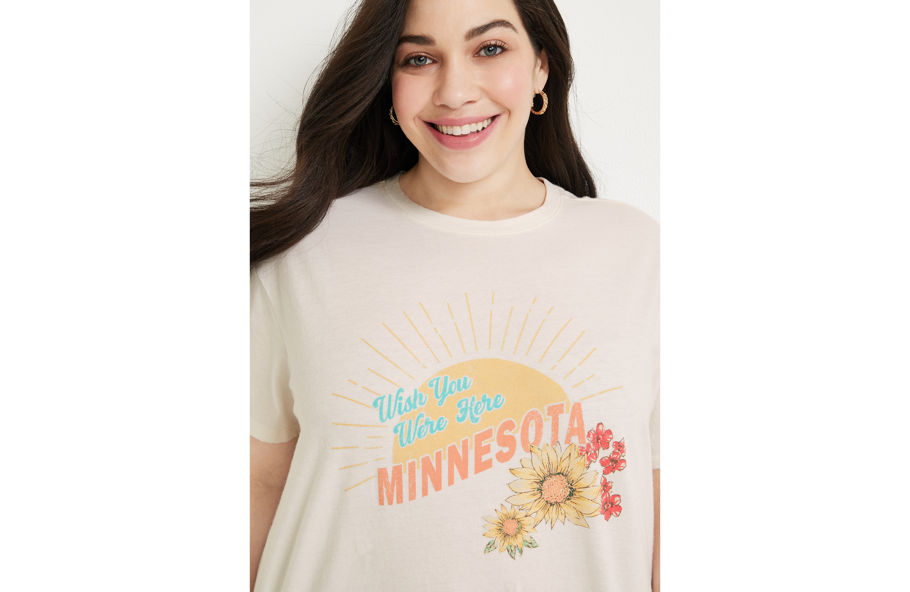 Plus Wish You Were Here State Graphic Tee