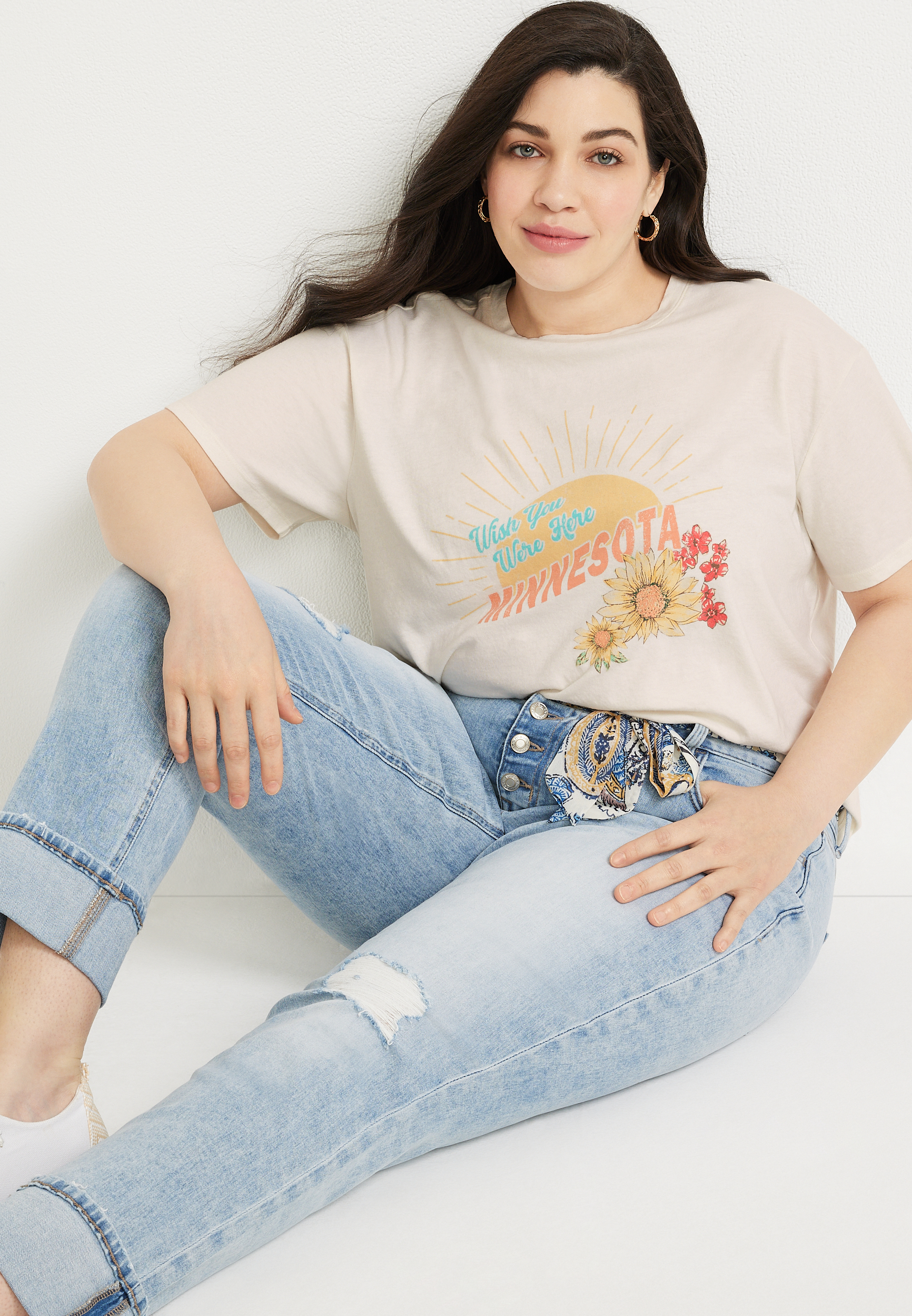 Plus Wish You Were Here State Graphic Tee
