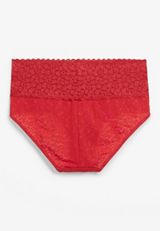 Vintage Lace Cheetah High Waist Hipster Panty, C5735, small