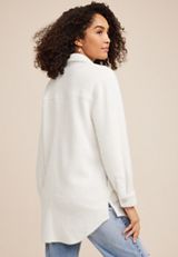 Textured Shacket, ECRU, small