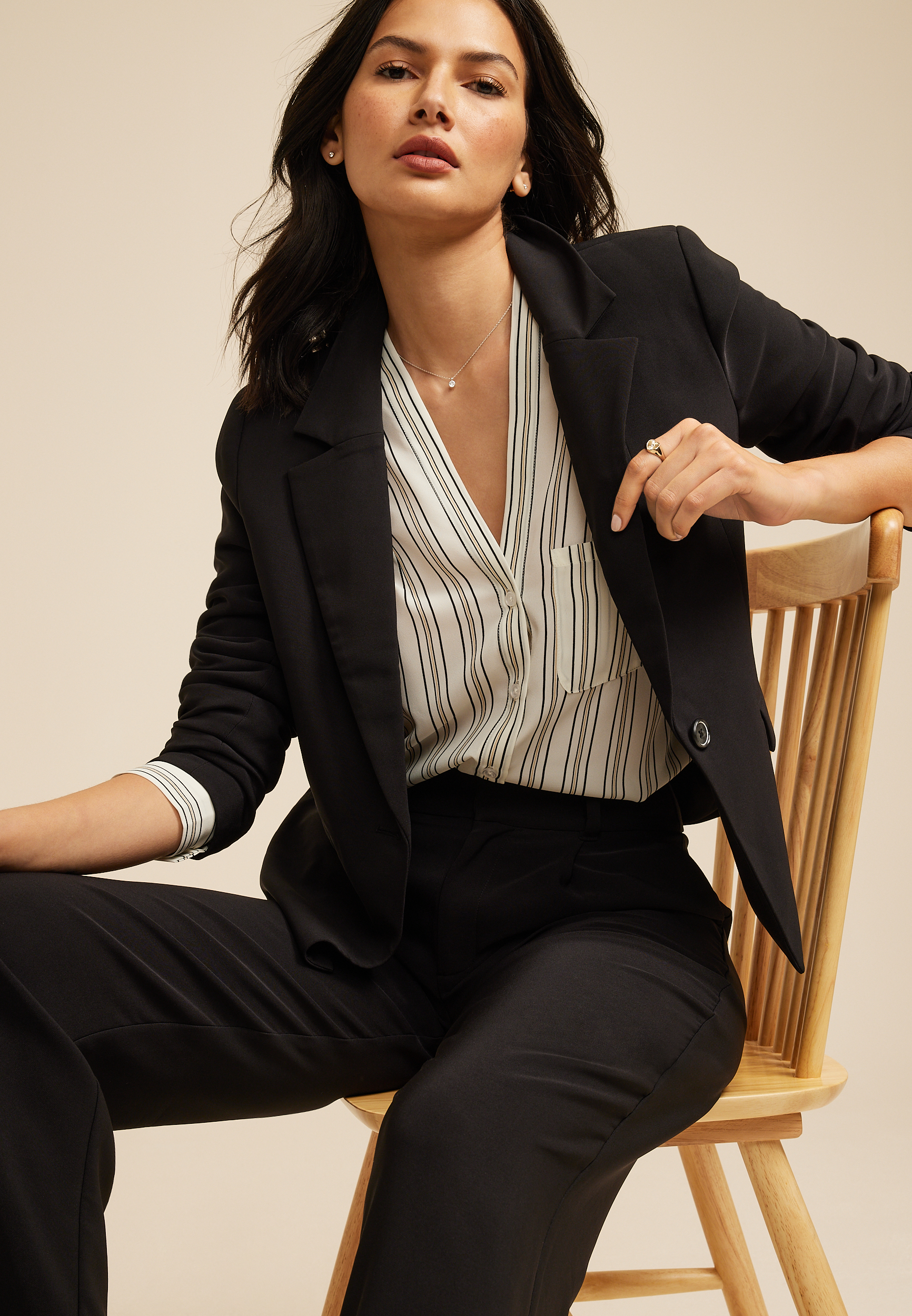 Idealist Blazer, BLACK, large