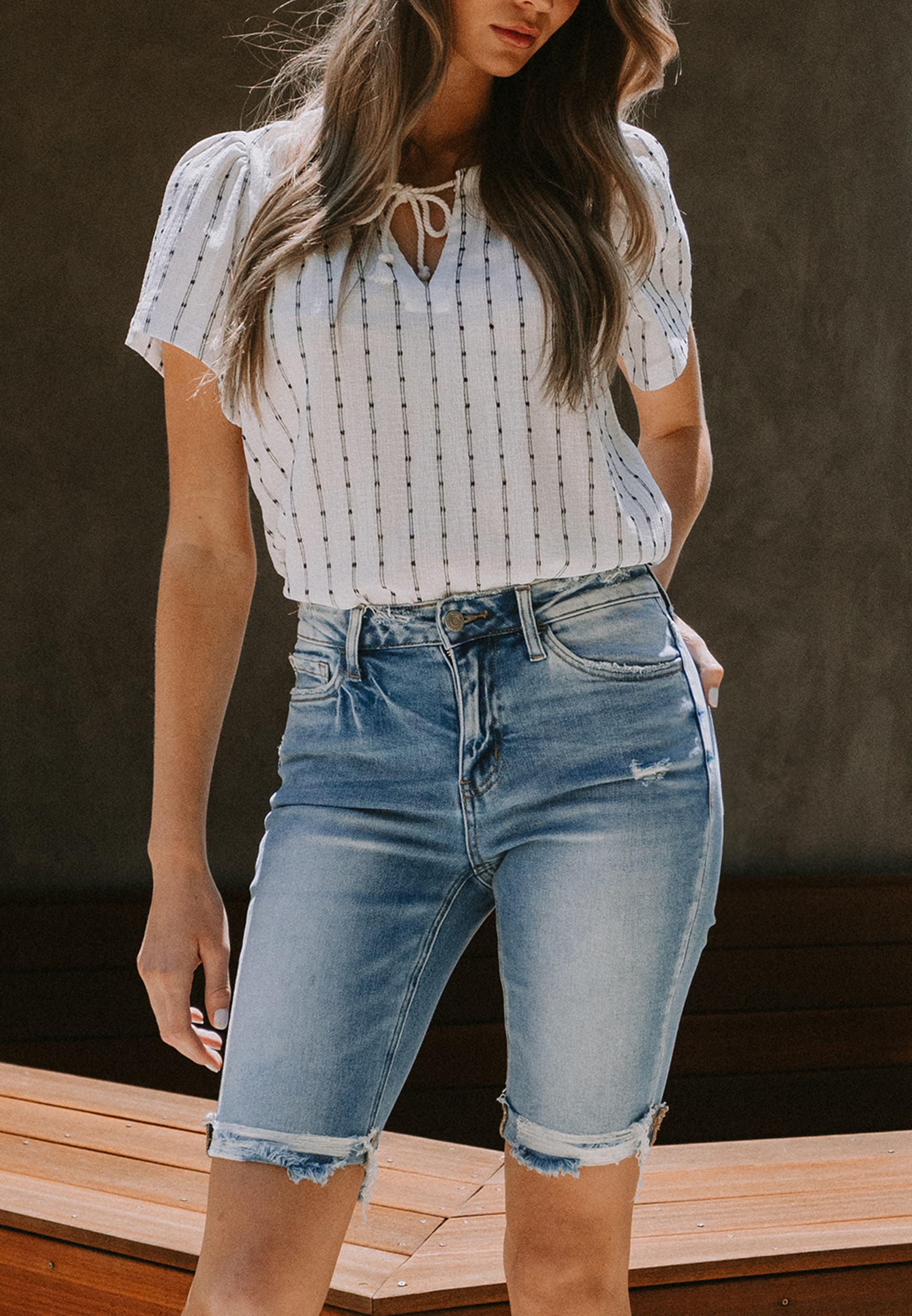Marlow Vista Bermuda Short - Mid Wash