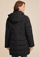 Mid Length Puffer Coat, C106, small