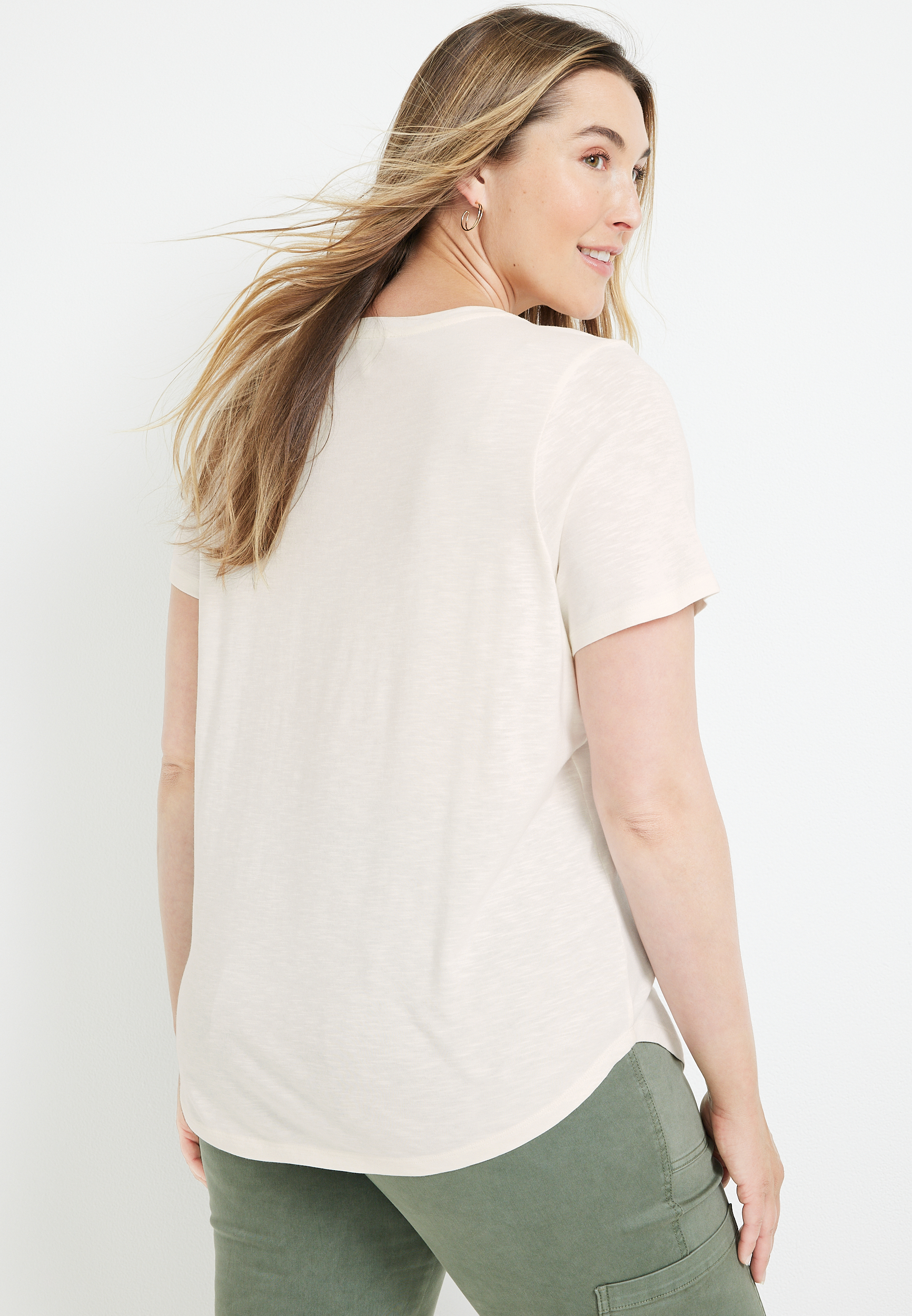 Plus Size Hello Fall Graphic Tee, C2789, large