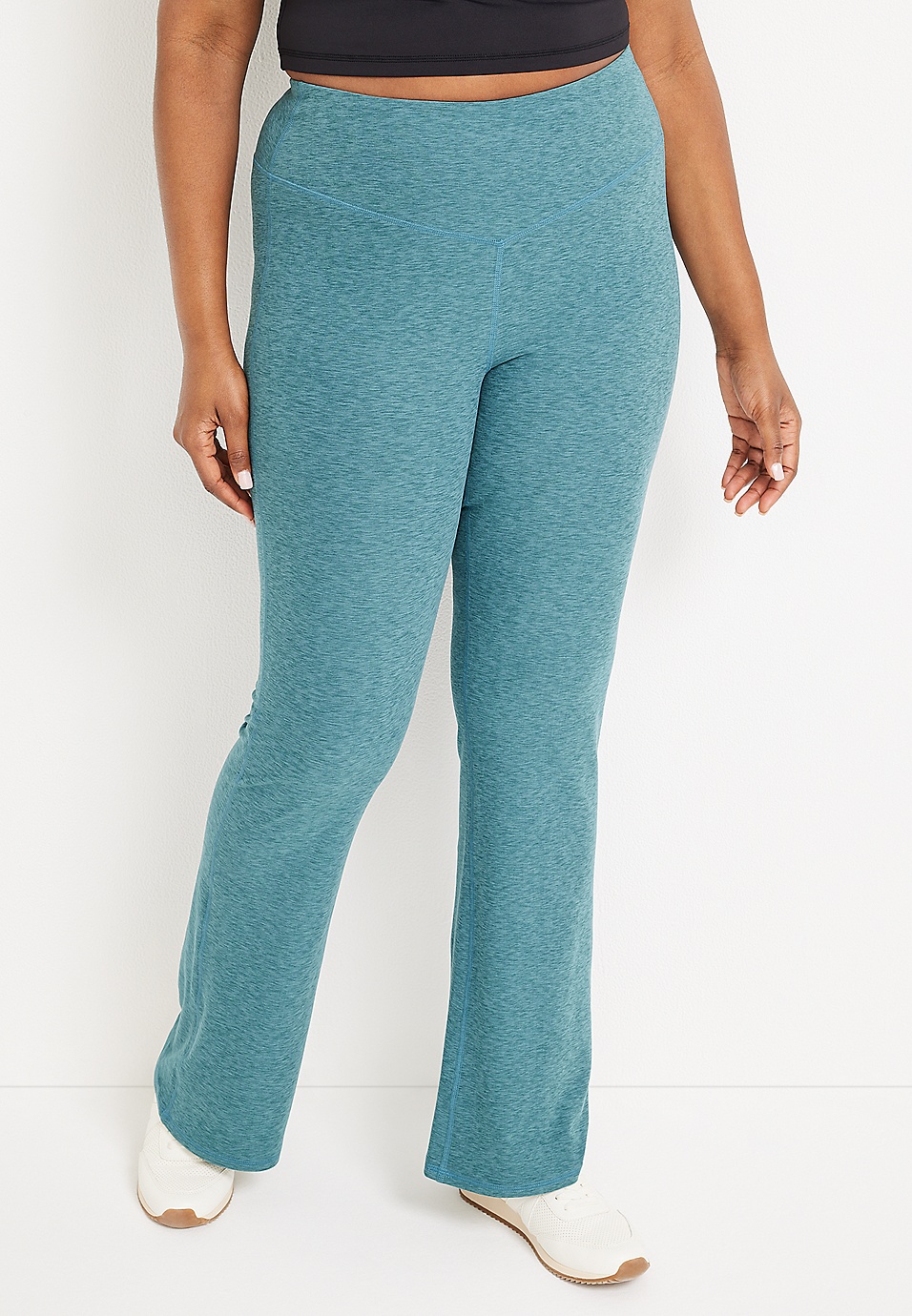 Plus Size Flare High Rise Luxe Legging maurices