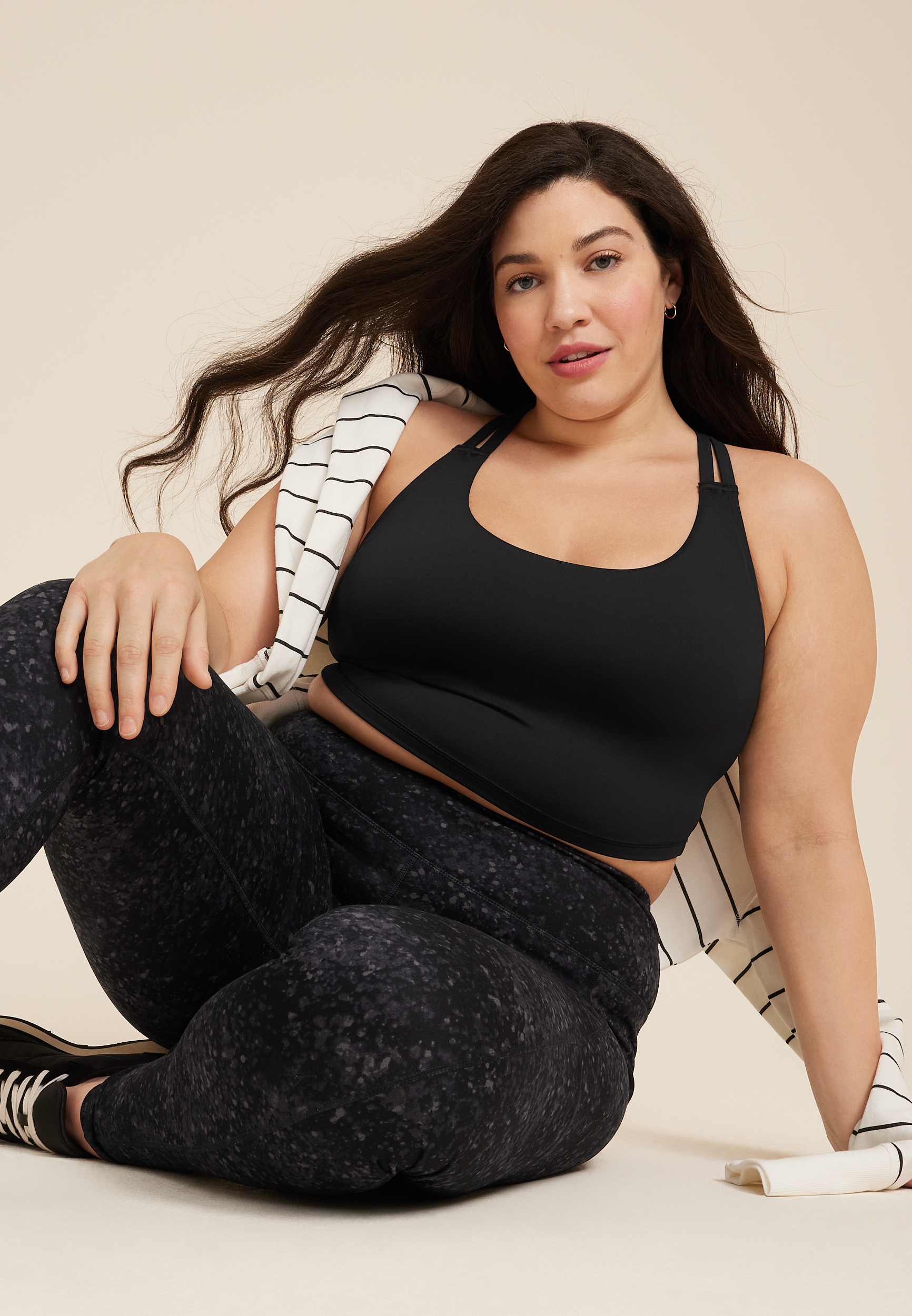 Plus Size Super High Rise Zipper Pocket Luxe Legging, C1756, large