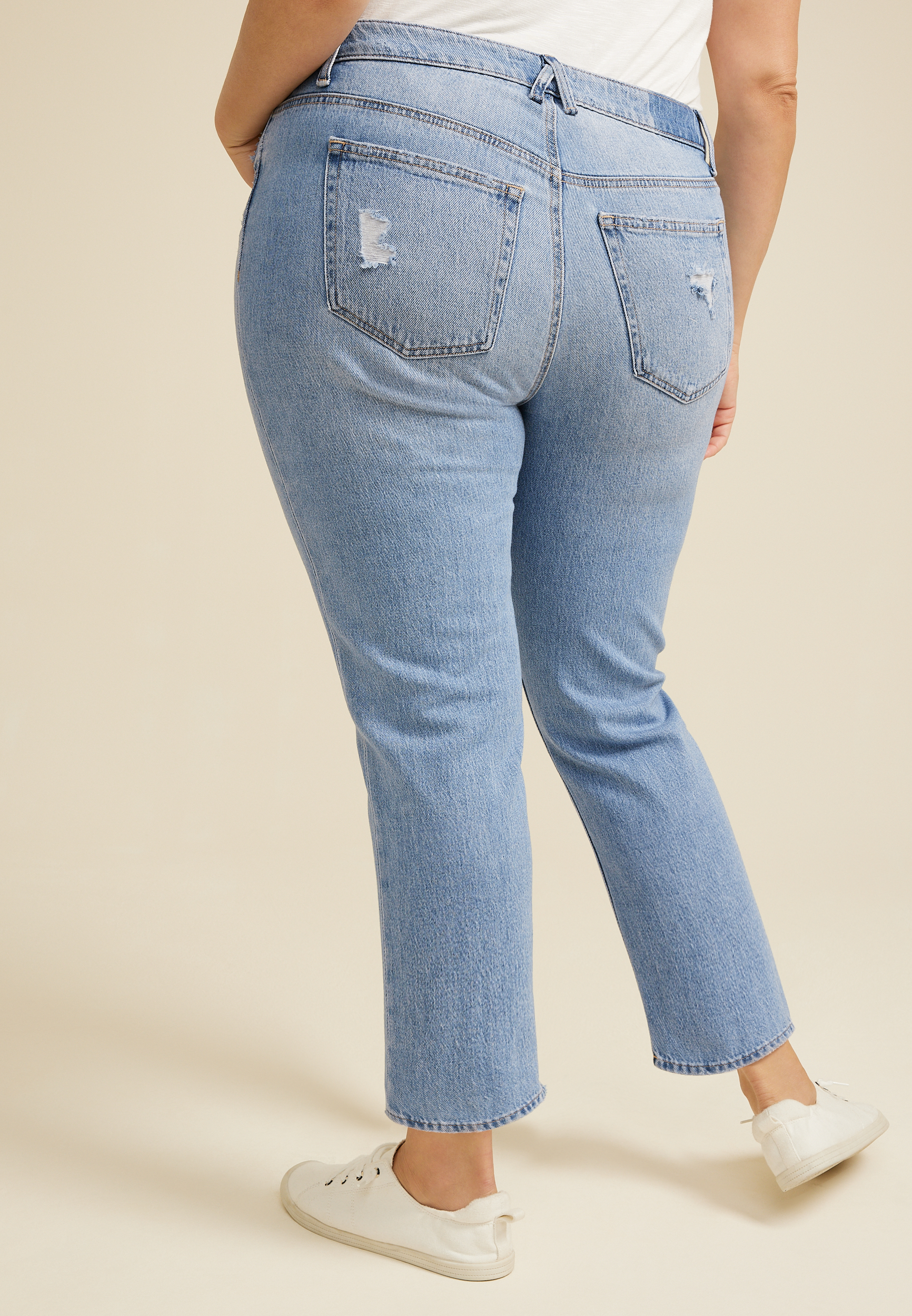 Plus Size Goldie Blues&trade; Light Cheeky Taper Ankle Jean, C2806, large