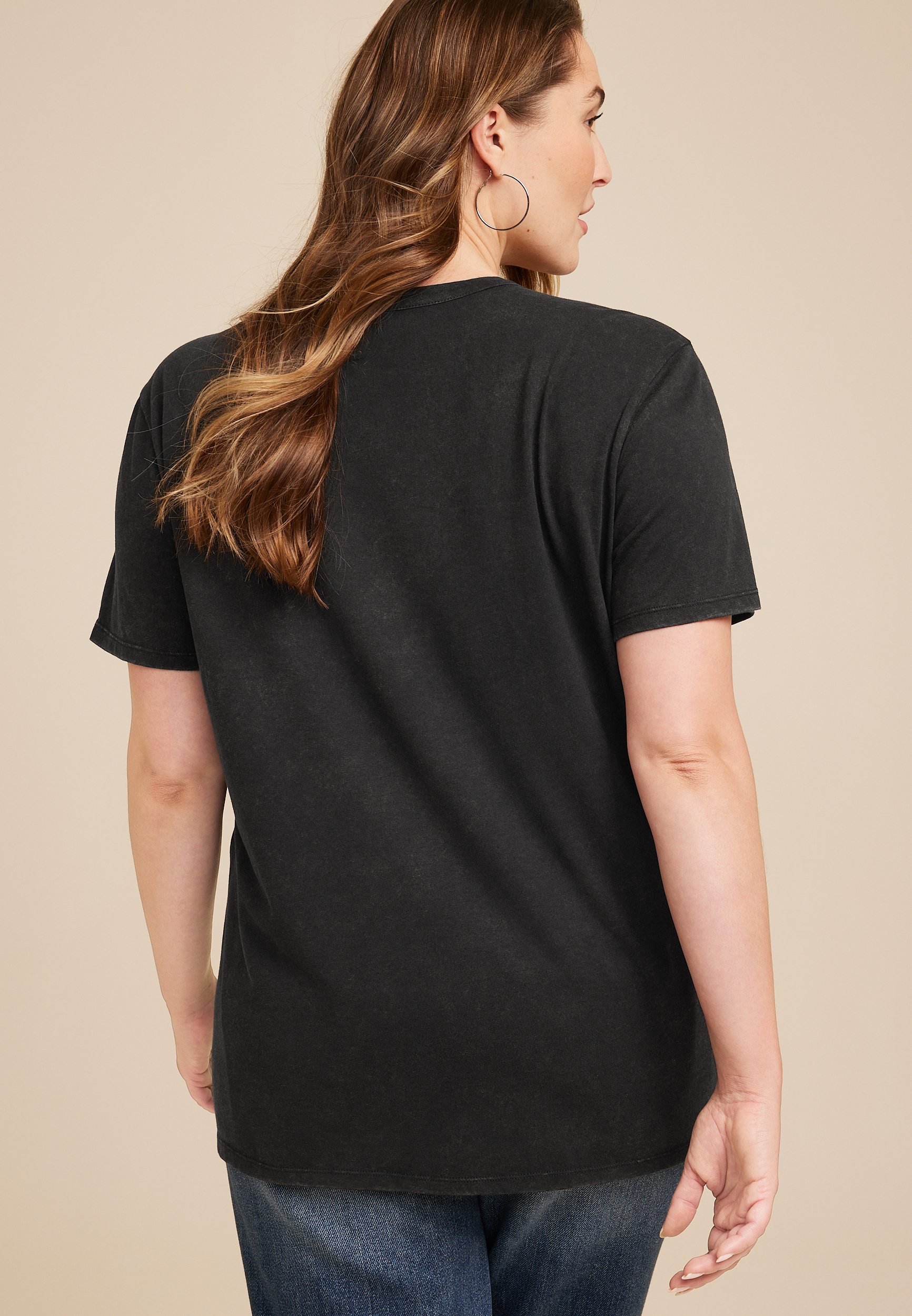 Plus Size Game Day Lightning Bolt Graphic Tee, C106, large