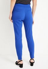 Bengaline Blue Skinny High Rise Dress Pant, OCEAN COBALT, small