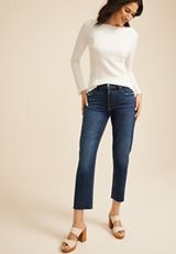 Goldie Blues&trade; Dark Cheeky Taper Ankle Jean, C258, small