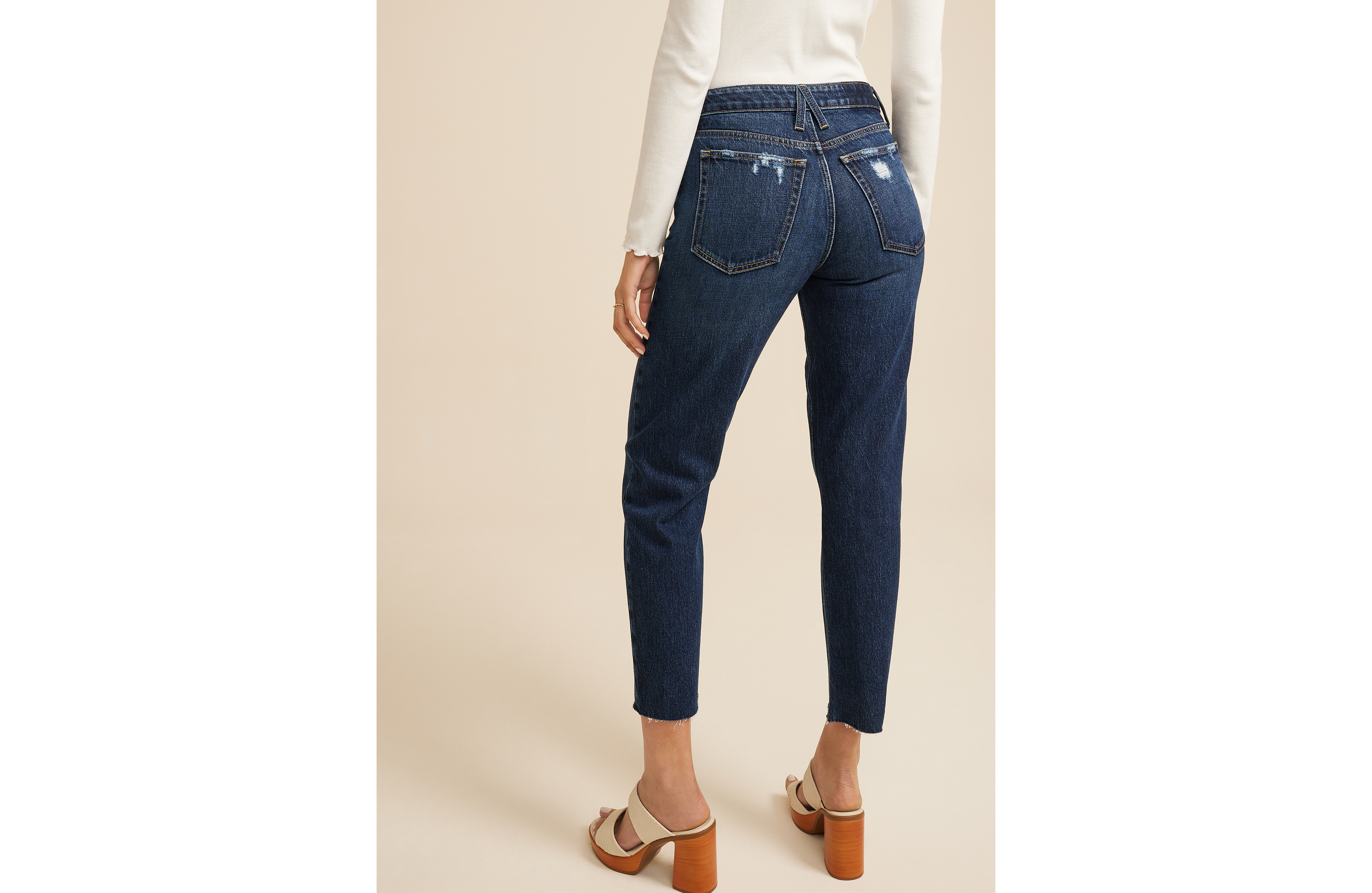 Goldie Blues™ Dark Cheeky Taper Ankle Jean