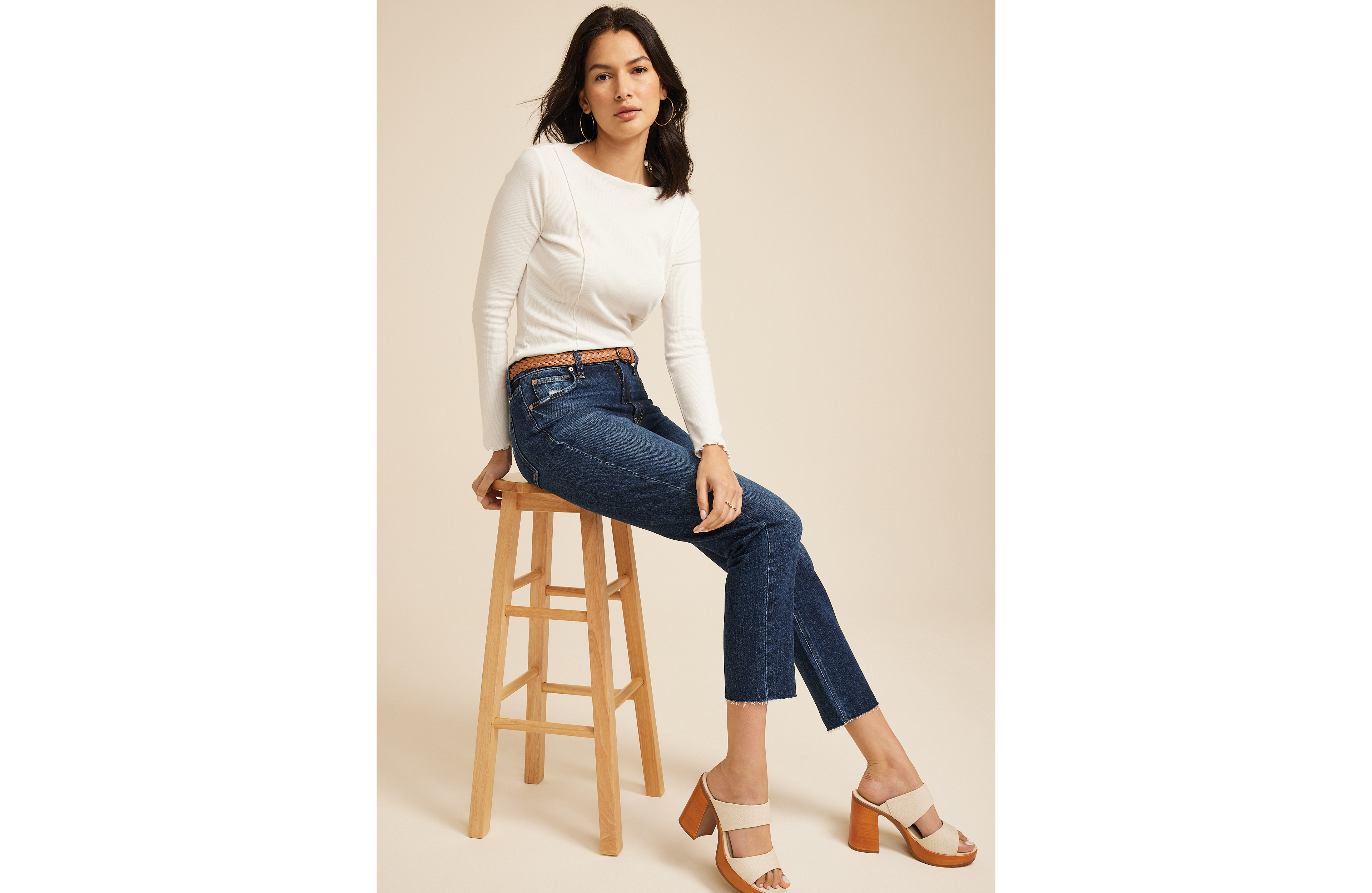 Goldie Blues™ Dark Cheeky Taper Ankle Jean