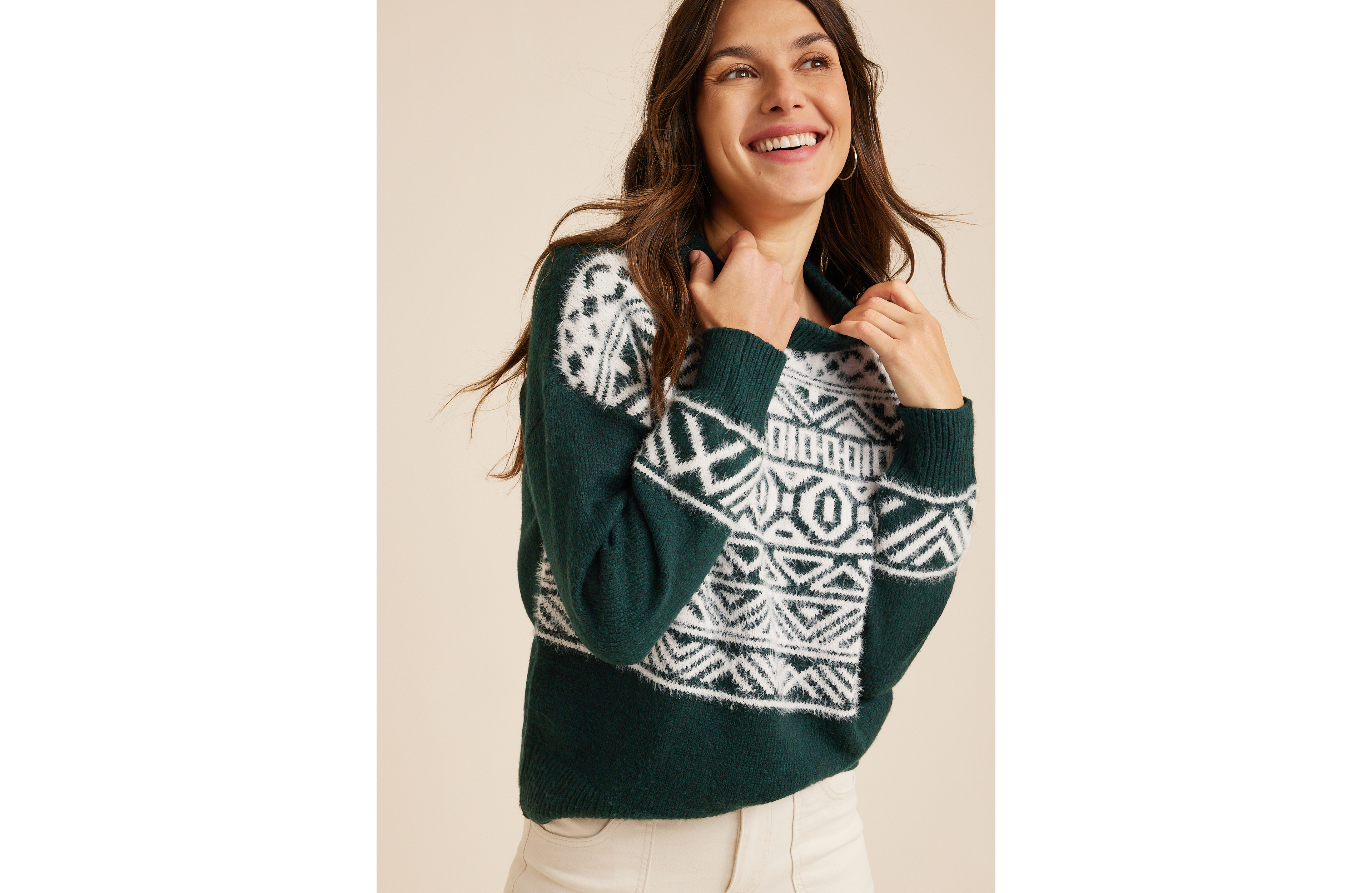 Green Fair Isle Sweater