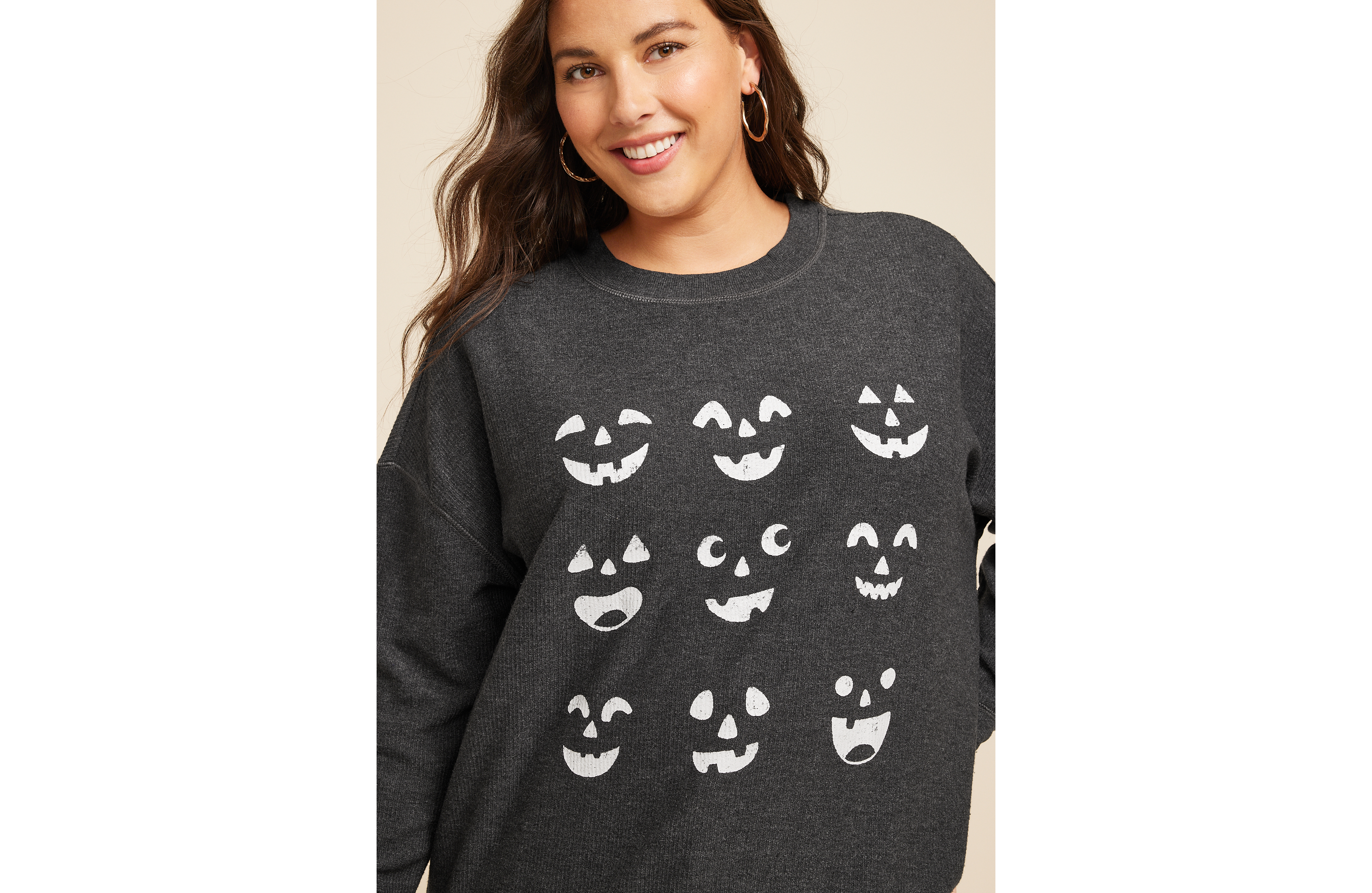 Plus Jack O Lantern Sweatshirt