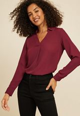 Atwood Pleated Blouse, C9179, small