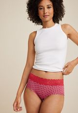 Simply Comfy Geo Cotton Boybrief Panty, C9391, small