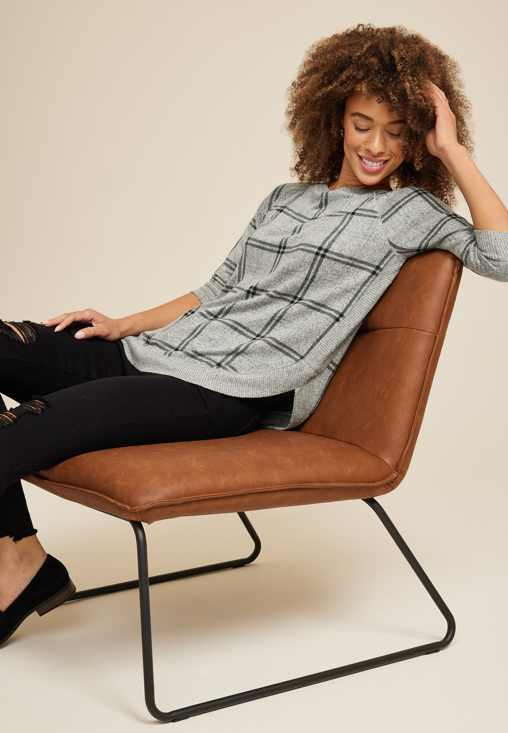 Haven Top, LIGHT GRAY COMBO, large