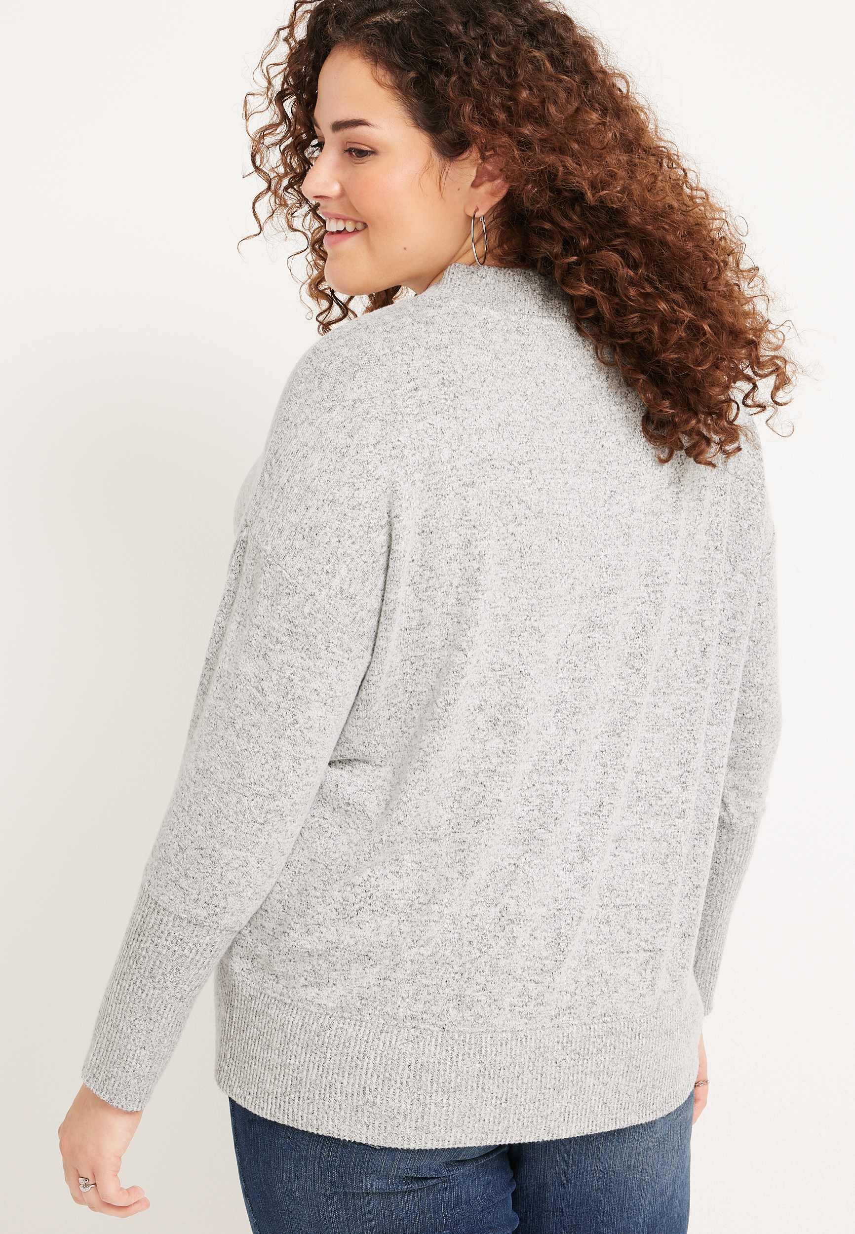 Plus Size Haven V Neck Top, C3348, large