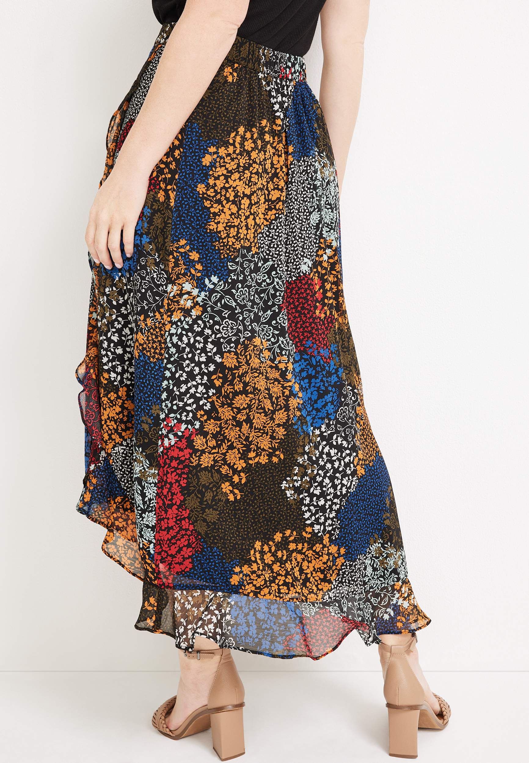 Briar Faux Wrap Skirt, C1524, large