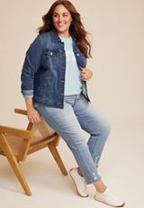 Plus Size Blue Regional Sweatshirt, C9459, small