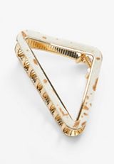 Triangle Cow Print Claw Hair Clip, C1247, small