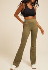Flare Super High Rise Luxe Legging, GREEN, small