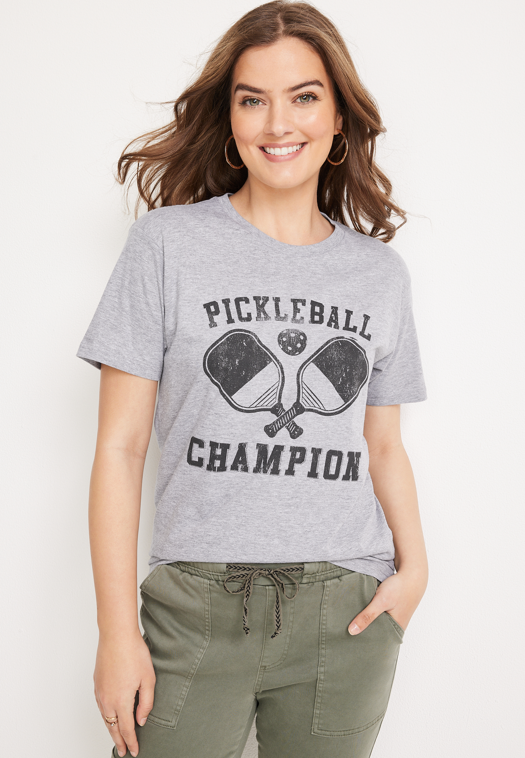 Pickleball Champion Graphic Tee, C2820, large
