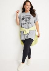 Plus Size Pickleball Champion Graphic Tee, MEDIUM HEATHER GRAY, small