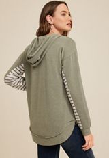 Homeward Colorblock Snap Front Hoodie, C6093, small