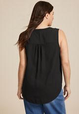 Plus Size Atwood Solid Tank Top, C106, small