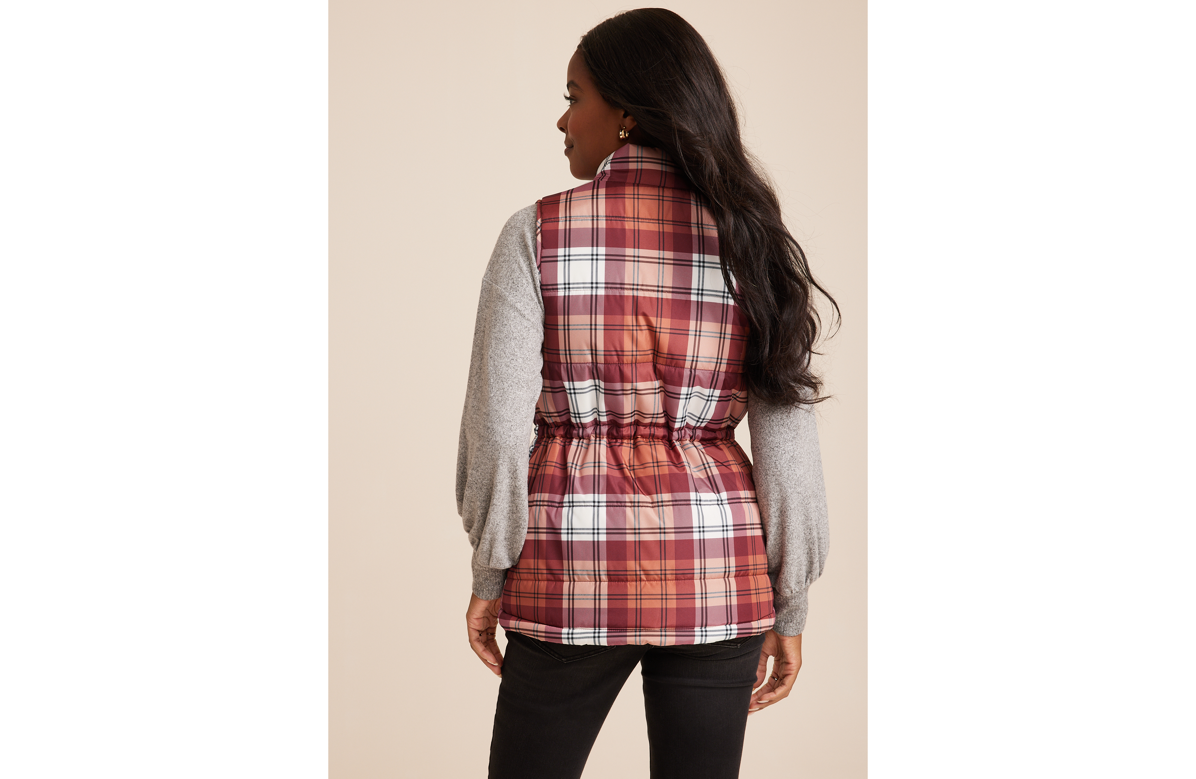 Plaid Vest