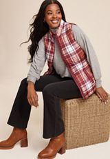Plaid Vest, C5528, small
