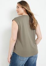 Plus Size 24/7 Forever Wedge Tee, , small