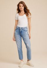 Goldie Blues&trade; High Rise Curvy Light Cheeky Taper Ankle Jean, C2806, small