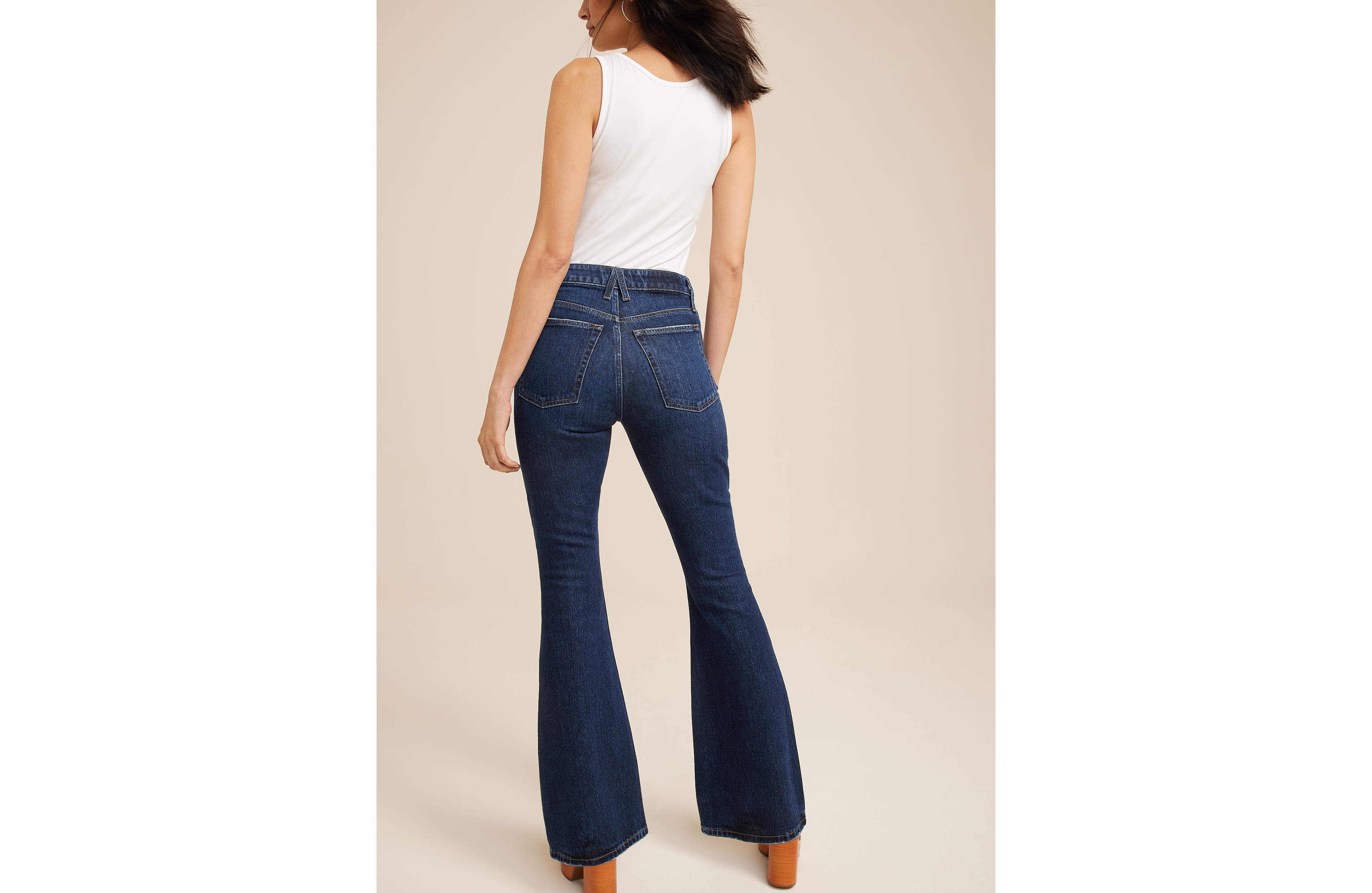 Goldie Blues™ High Rise Dark 90s Flare Jean